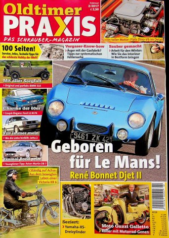 Deckblatt Oldtimer Praxis (02/2017)